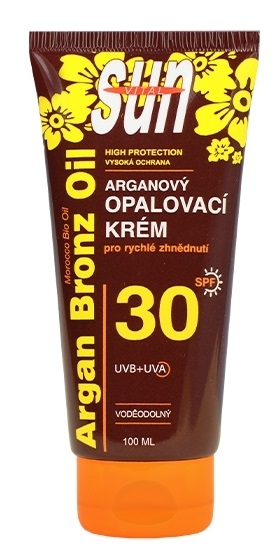 SunVital Argan Oil opaľovací krém SPF 30 100 ml