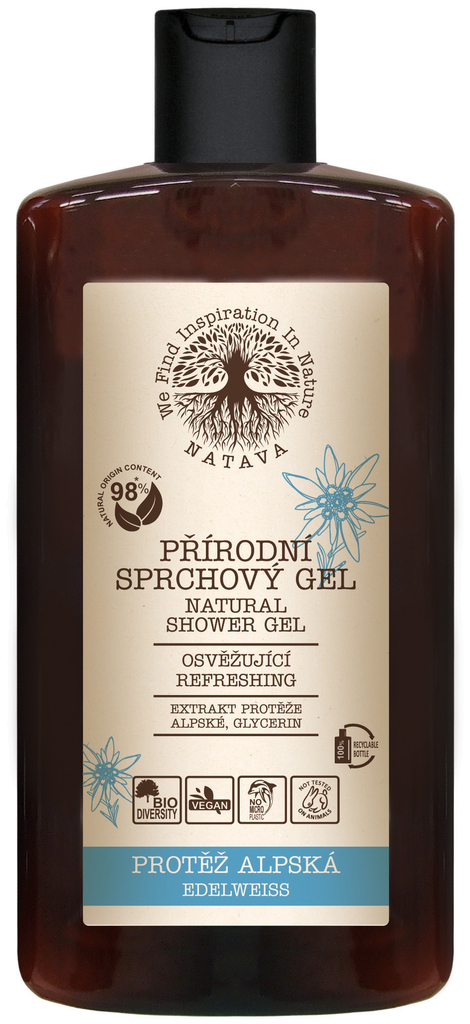 Natava Sprchový gel - Protěž Alpská 250 ml
