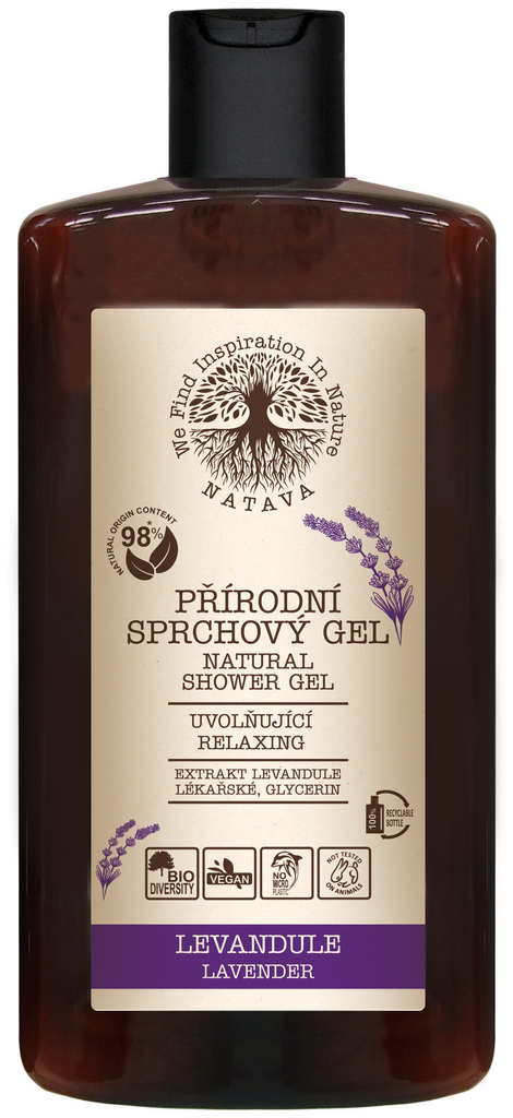 Natava Sprchový gel - Levanduľa 250 ml
