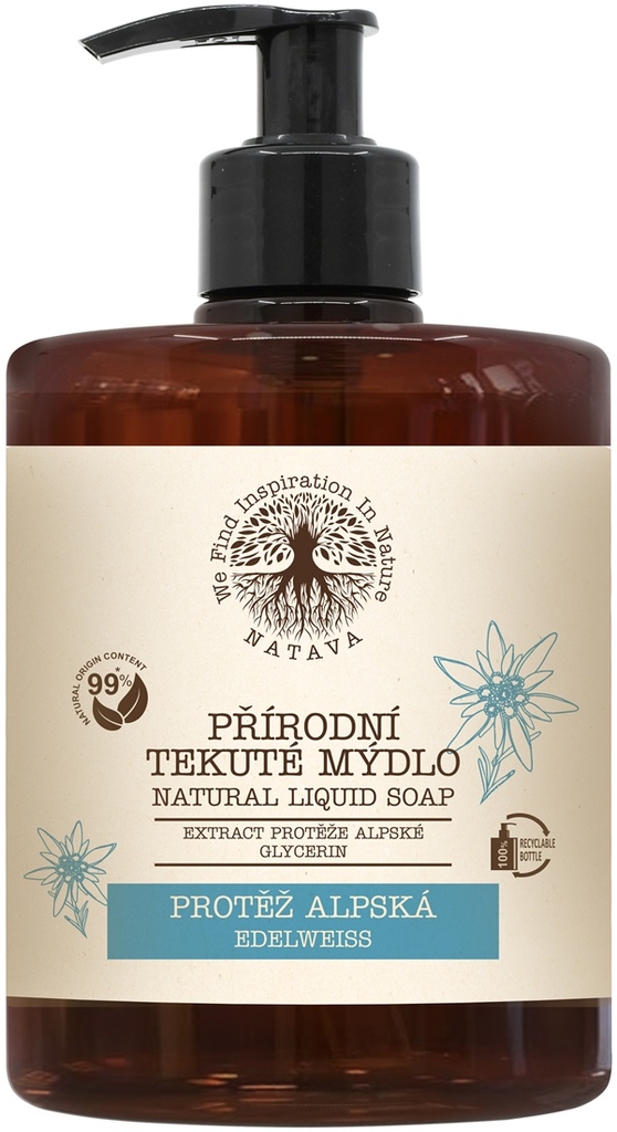 Natava Prírodné tekuté mydlo - Protěž alpská 500 ml