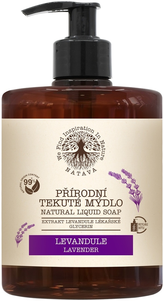 Natava Prírodné tekuté mydlo - Levanduľa 500 ml