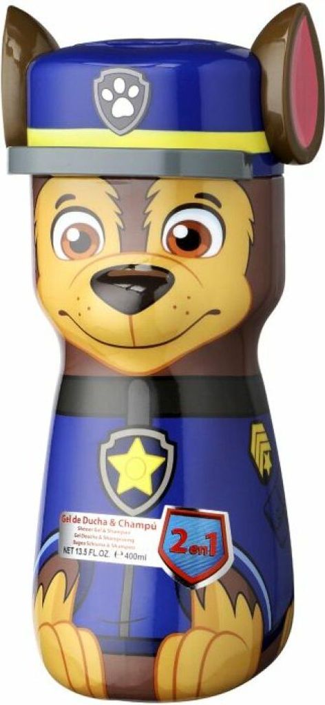 Paw Patrol Chase 2D sprchový gél a šampón 400 ml