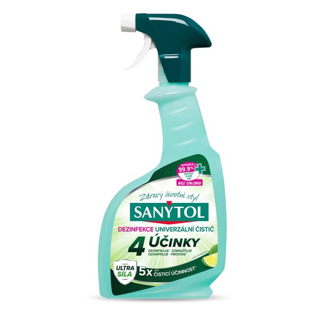 Sanytol dezinfekcia univerzálny čistič 4 účinky 500 ml