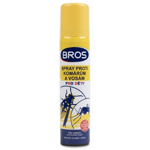 Bros spray proti komárom a osám pre deti 90 ml