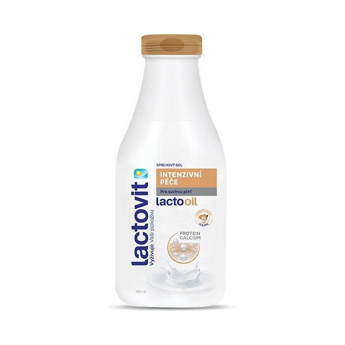 Lactovit LactoUrea Oleo sprchový gél veľmi suchá pleť 500 ml