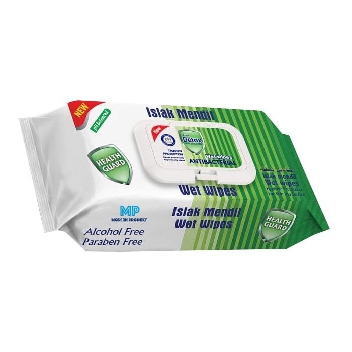 Detox Antibakteriálne vlhčené utierky Fresh Pine na ruky a povrchy 120 ks
