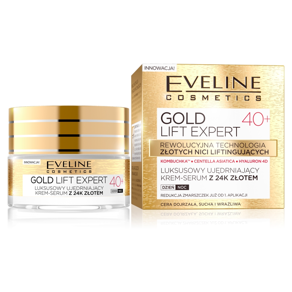 Eveline Gold Lift Expert denný nočný krém 40+ 50 ml