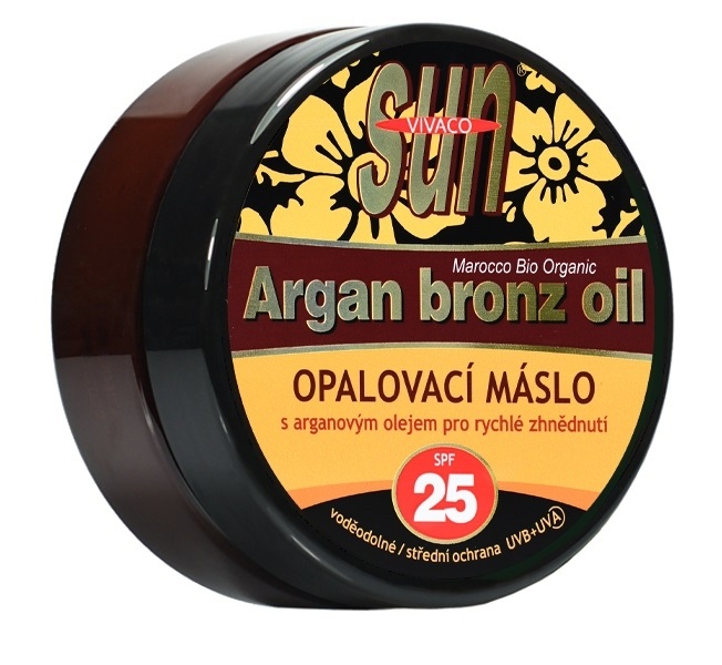 SunVital Argan Bronz Oil opalovacie maslo SPF25 200 ml