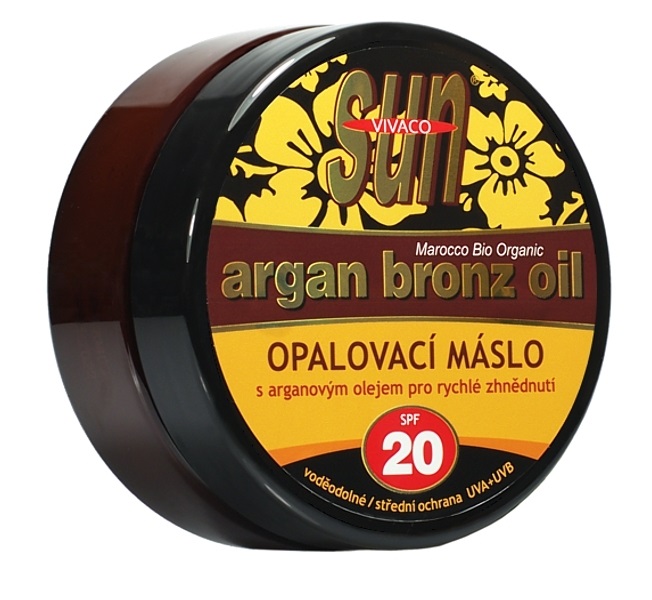 SunVital Argan Bronz Oil opalovacie maslo SPF20 200 ml