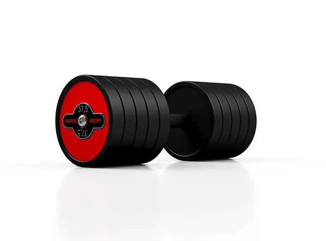 Jednoručka 37,5 Kg železná pogumovaná MW-HG37,5 Marbo Sport