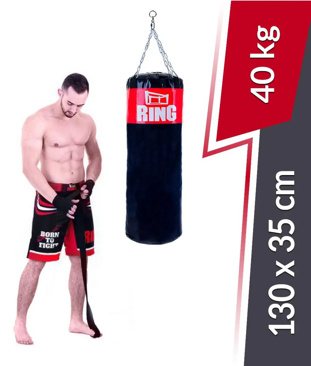 Boxerské vrece model SUPER 130/35 vyplnené 40 Kg Ring Sport