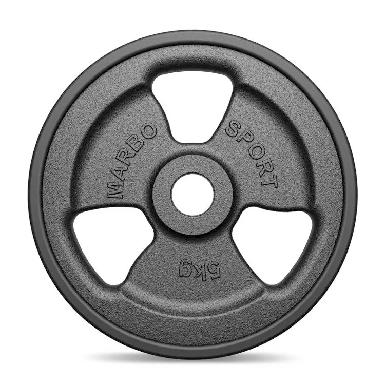 Závažie 5 kg železné pogumované 30 mm Marbo Sport