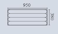  Panel ARC S 0,36 m2/