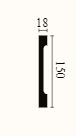 Lišta Wallstyl FD15S 150x18