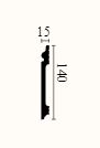 Lišta Wallstyl FL14 140 x 15