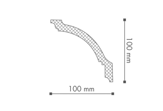 Lišta Nomastyl GP 100 x 100