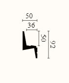 Lišta Arstyl IL6 92 mm x 50 mm