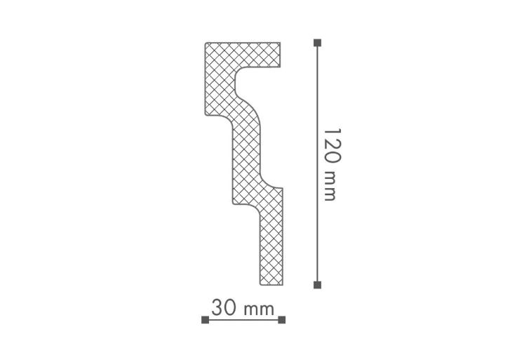 Lišta Nomastyl M1 30 x120