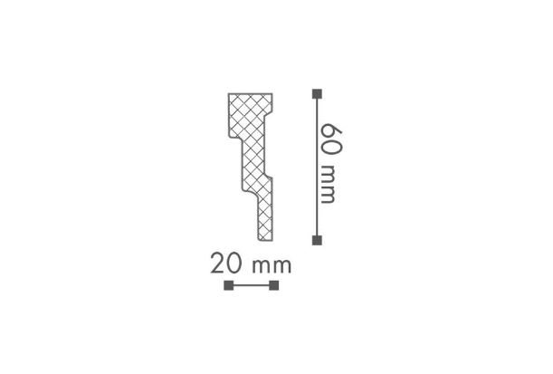 Lišta Nomastyl M2 18 x 59
