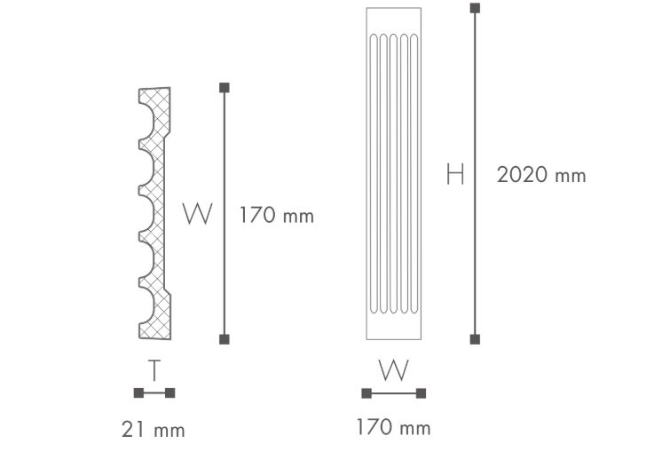 Pilaster PP2