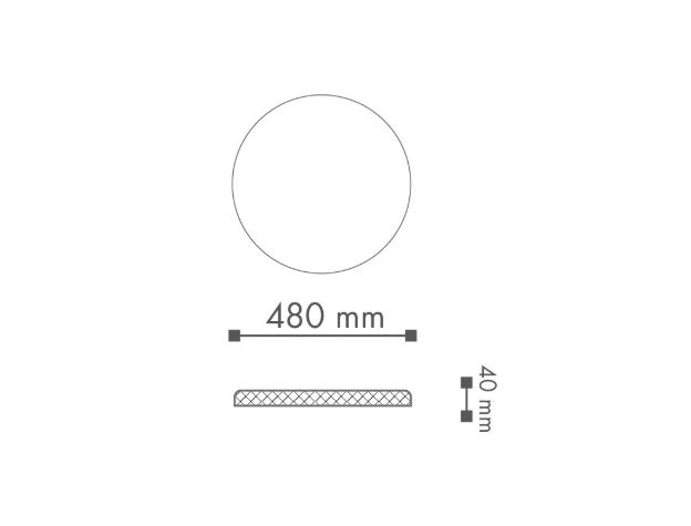 Rozeta arstyl R16 48