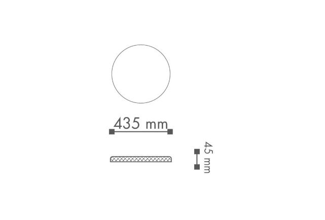Rozeta Arstyl R7  43,5