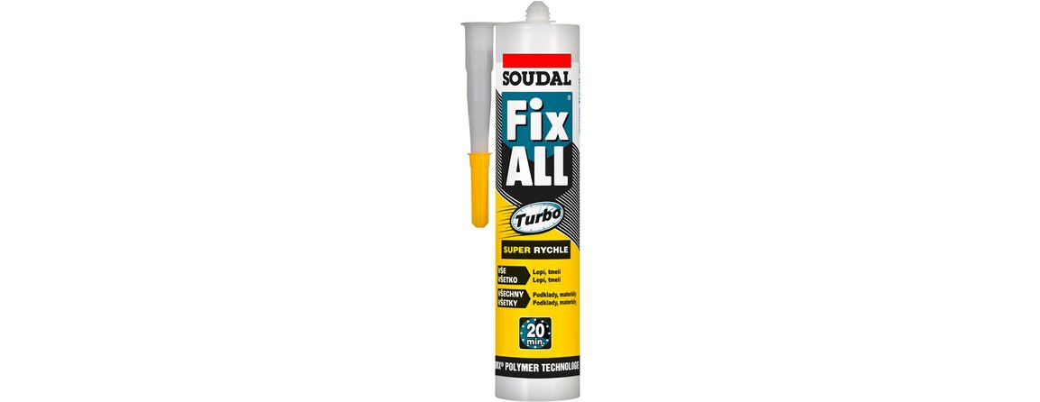 Lepidlo Soudal Fix all turbo 290 ml