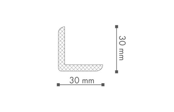 Lišta Wallstyl WE1 30 x 30