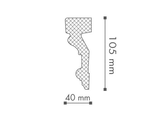 Lišta Arstyl Z1 40 x 105