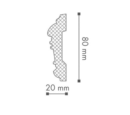 Lišta Arstyl Z31 21 x80
