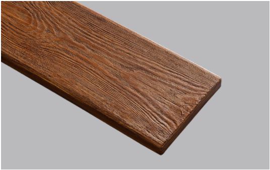 PU doska tmavá 13 x 3cm, 2,6m
