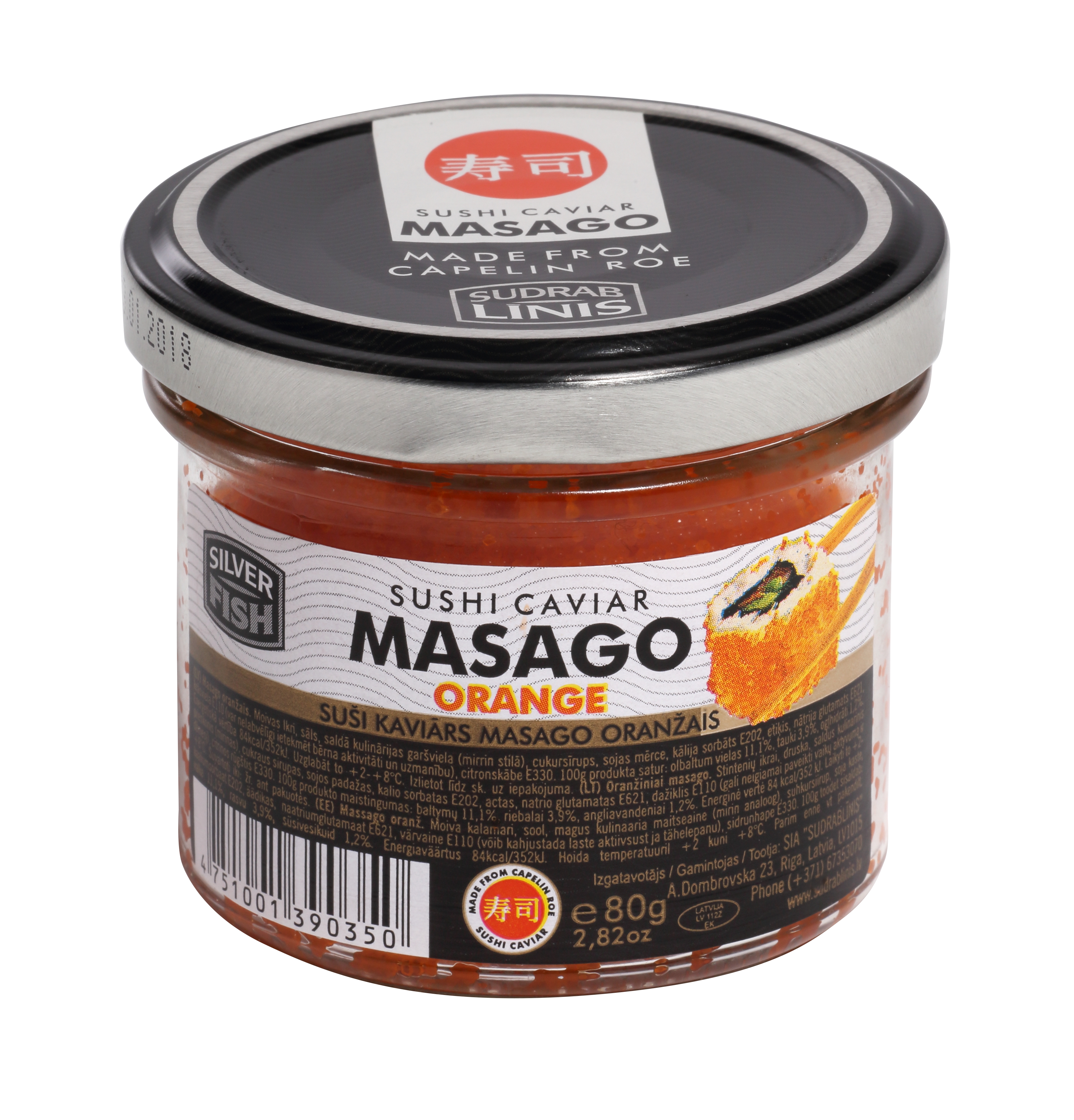Kaviár MASAGO Orange 80g