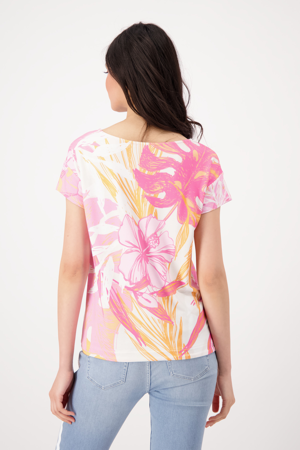 Tričko ružová-vzor Monari
