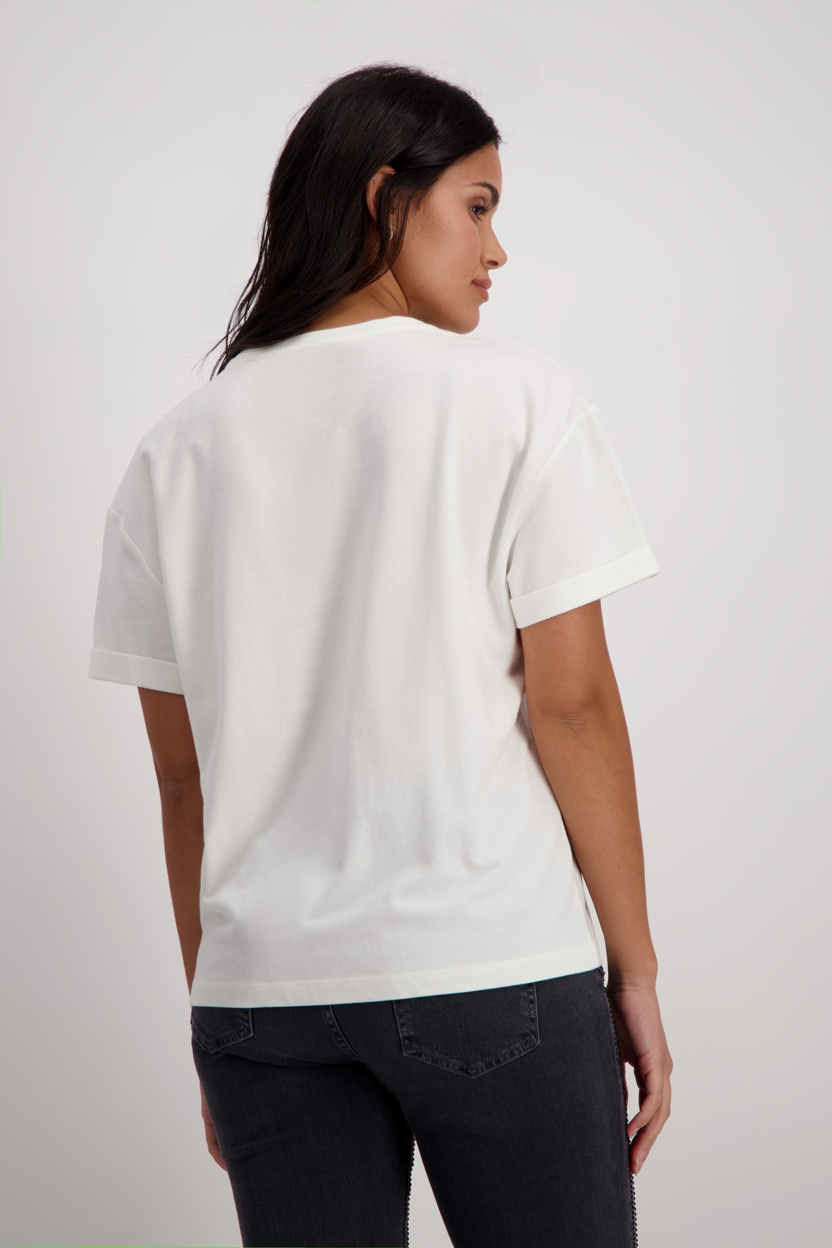 Tričko biela-vzor Monari