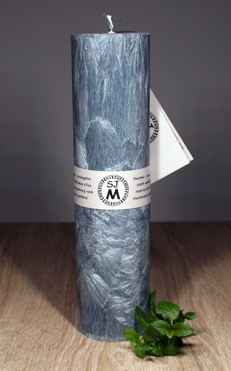 Sviečka MÄTA- EUKALYPTUS 30 cm