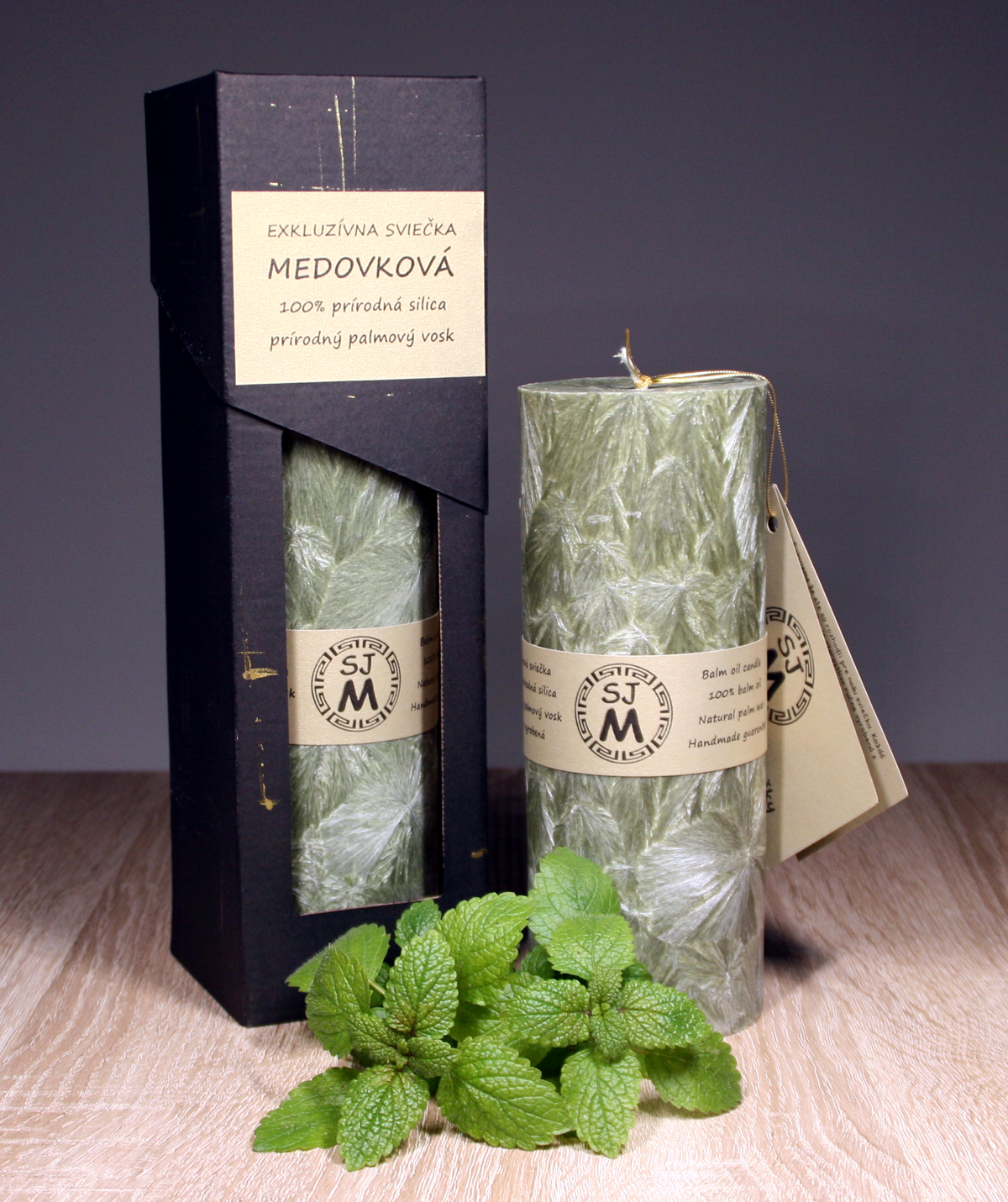 Medovková sviečka 20 cm