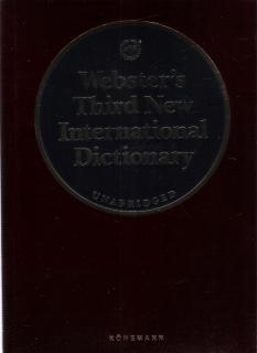Webster´s Third New International Dictionary  /vf/