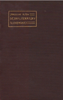 Dejiny literatúry slovenskej  /vlček/