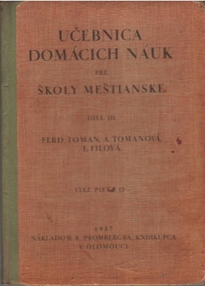 Učebnica domácich náuk  III.