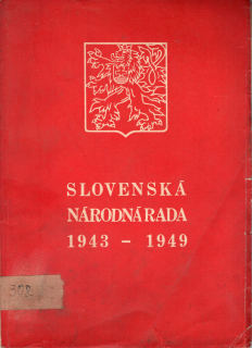Slovenská národná rada  1943 - 1949