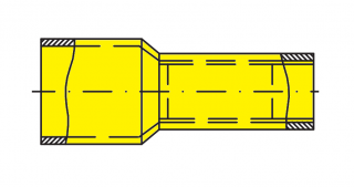 GF-BF 5 žltá / yellow 2,5 - 6,0 mm2