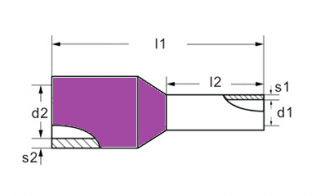 ID 0,25 - 6 VL, fialová / violet