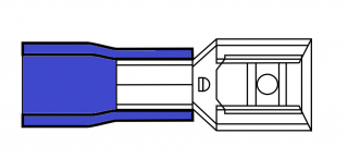 BF-F305 modrá / blue 1,5-2,5 mm2