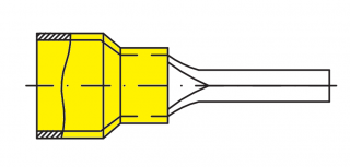 GF-P14 žltý/yellow 4-6 mm2