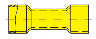 PL6 žltá / yellow 4-6 mm2