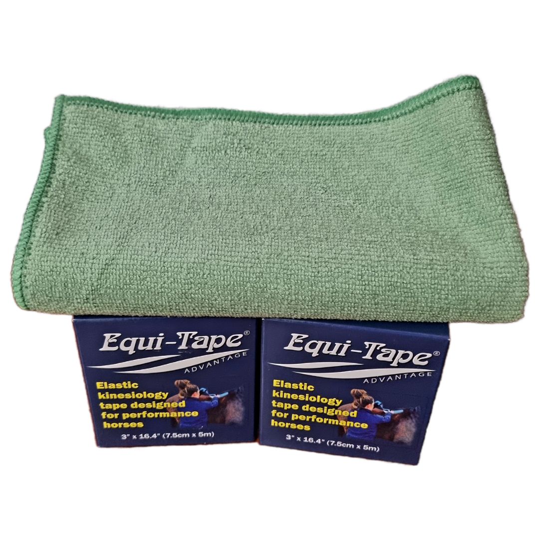 Handra z mikrovlákna - zelená / Microfiber towel - green