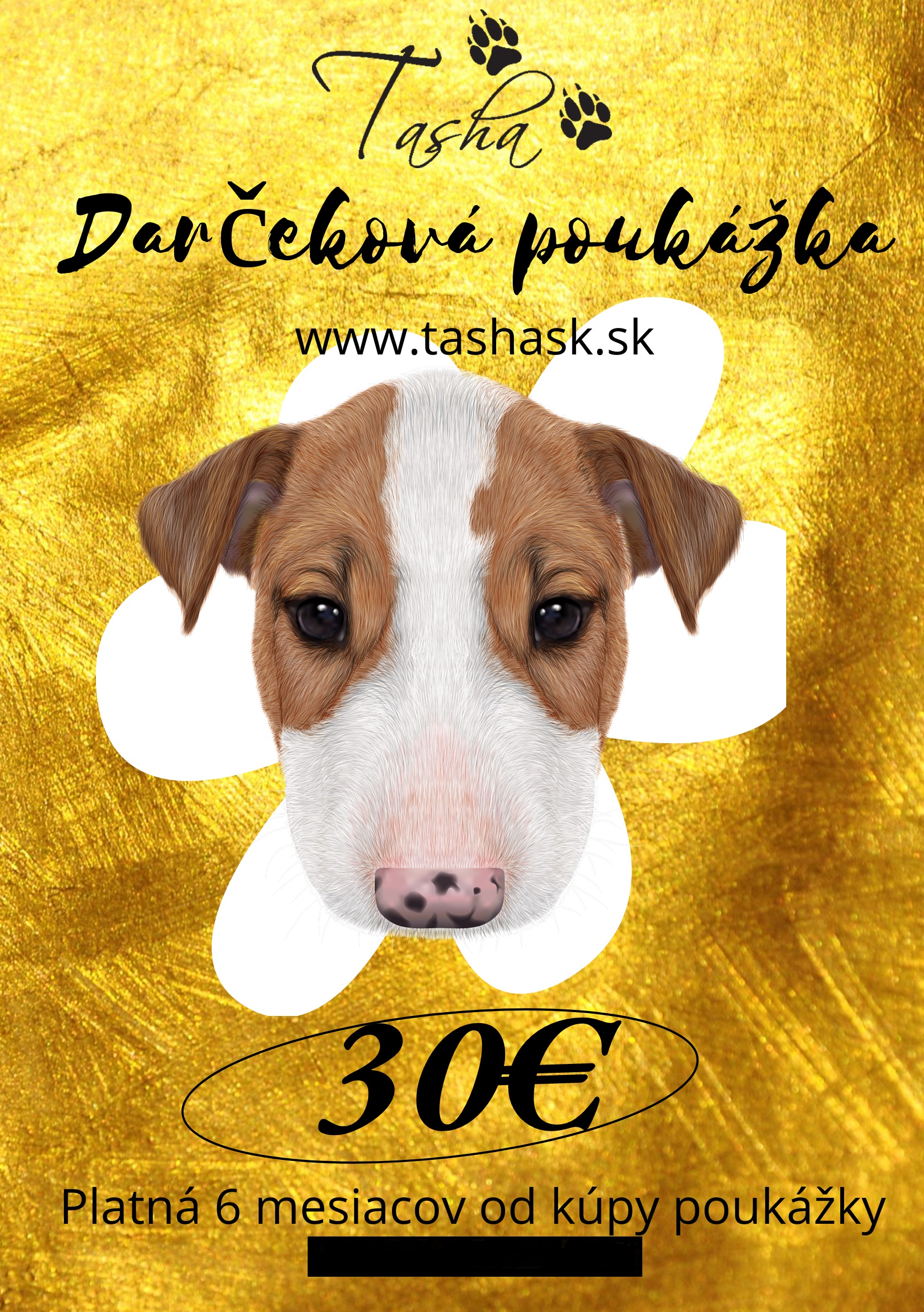 Darčeková poukážka 30€