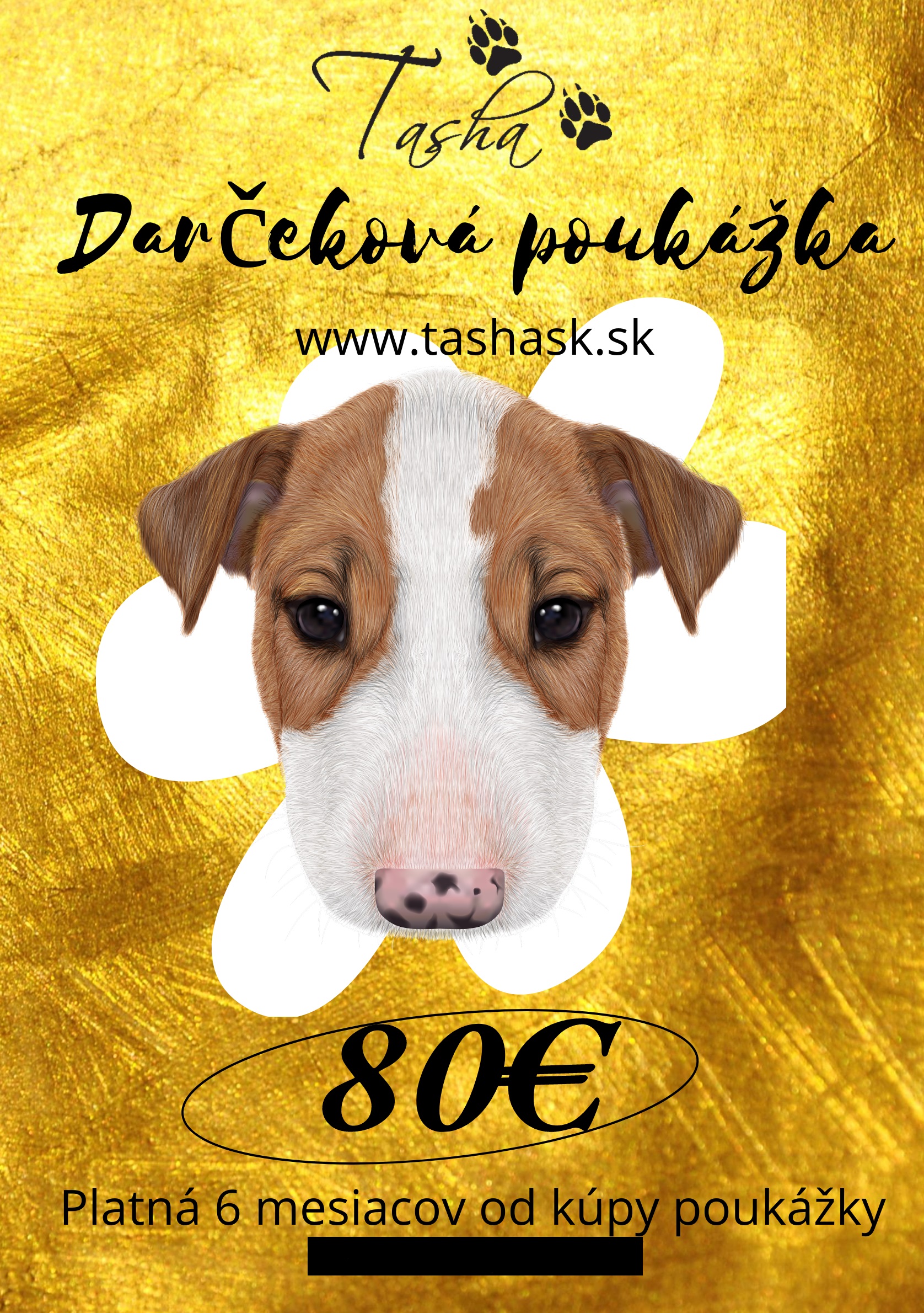 Darčeková poukážka 80€