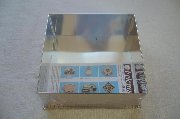 Tortová forma štvorec 12x12