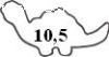 Dinosaurus I. 105 mm